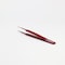 Excel Blades Straight Point Tweezers Needle Point Precision Tweezers Red, 12pk 30427 - alternate 3